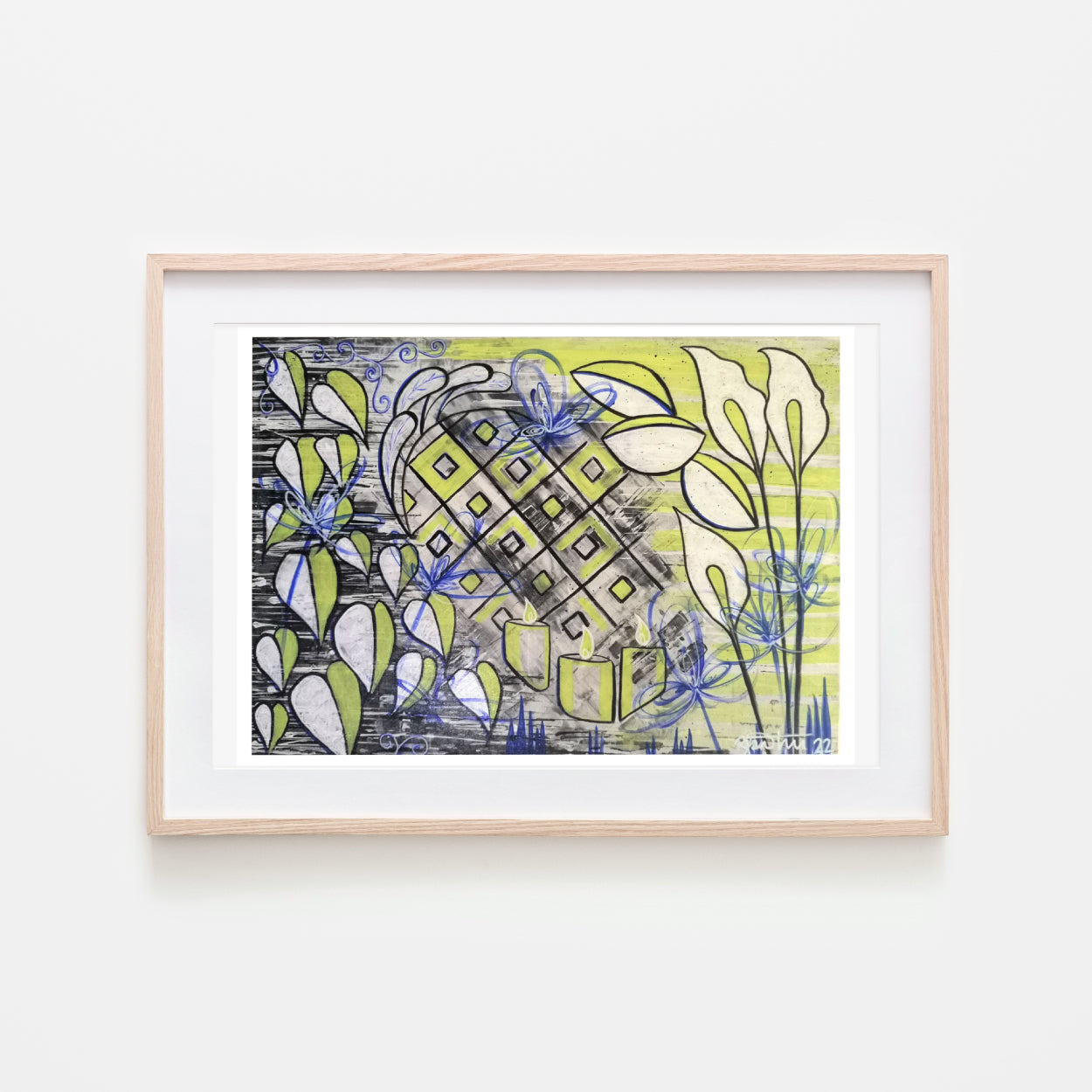 Print of Peace (Lilies) and Light